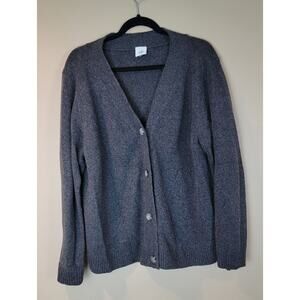 Cabi Cardigan Black Charcoal‎ Women Med Kurt Cobain Comfy Soft Fall Cafe Grunge